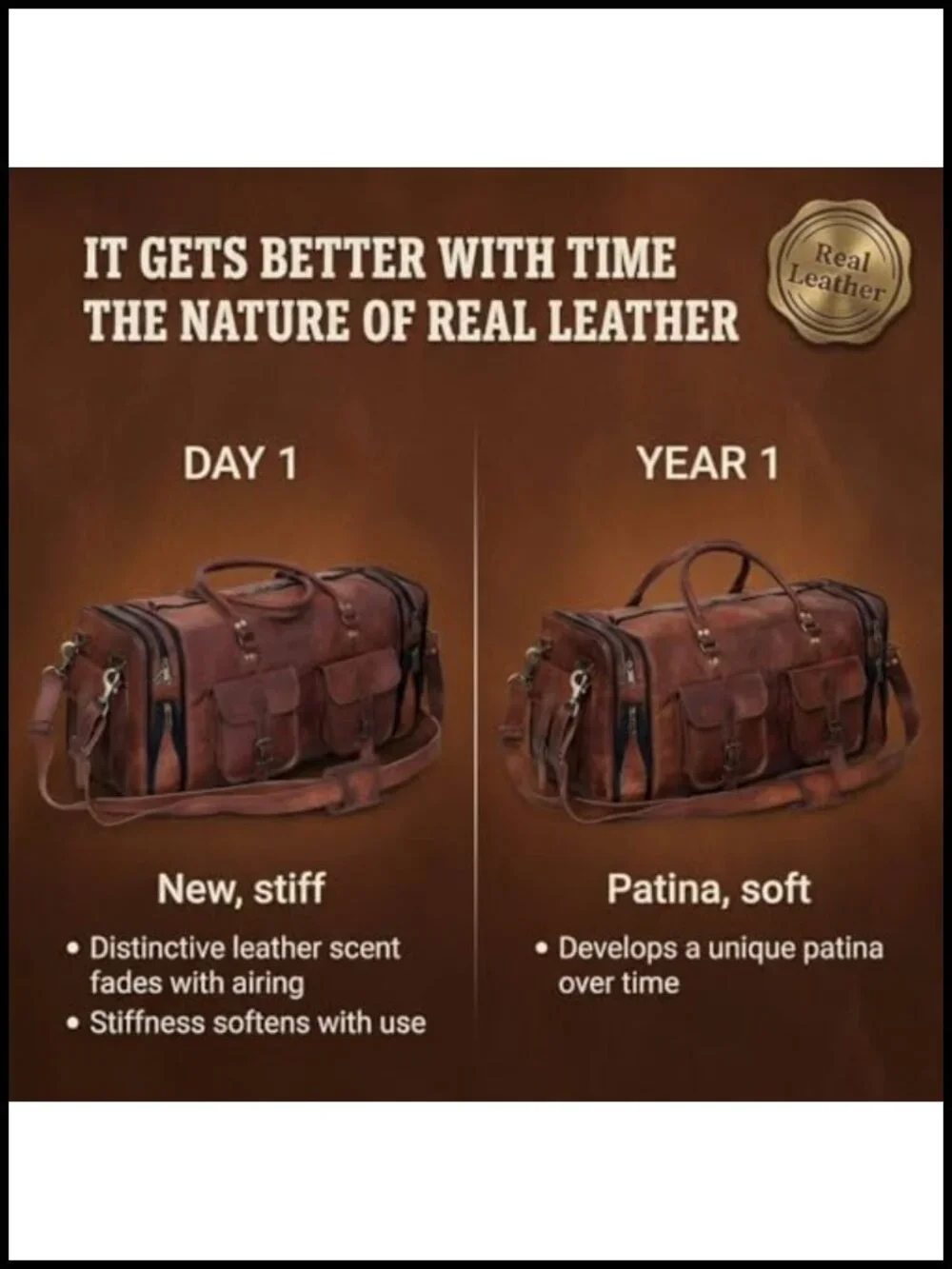 Handmade Full-Grain Buffalo Leather 32